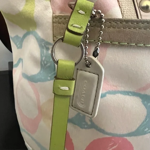 Coach Multicolor Mini Tote Bag – Pastel Signature C Print - Picture 2 of 9